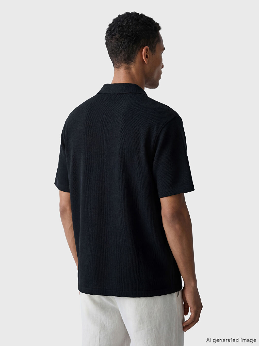 Regular Fit Men's Textured Shirt-1