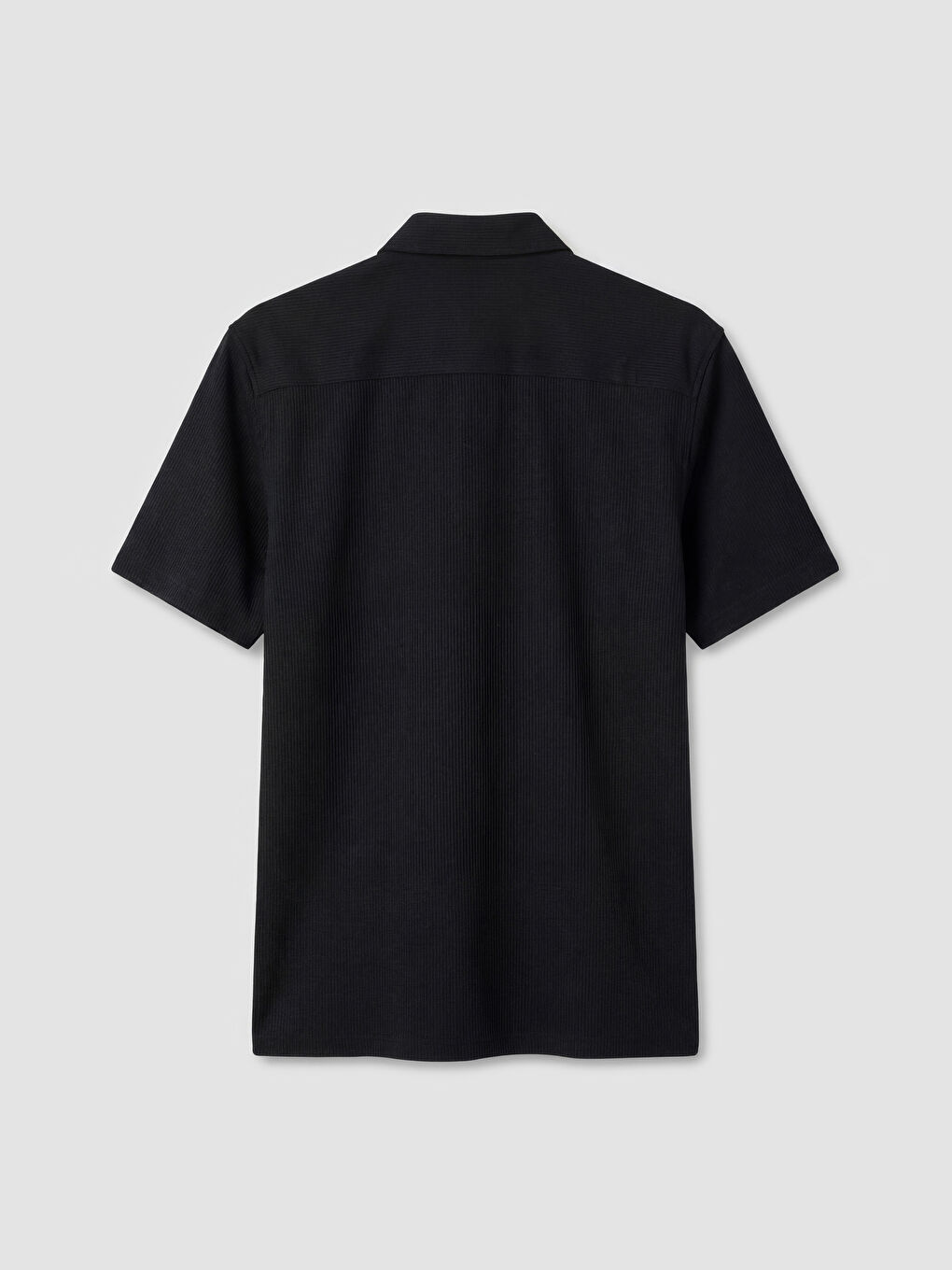 Regular Fit Men's Textured Shirt-5