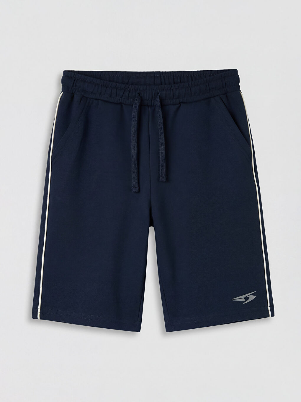 Lacivert Beli Lastikli Erkek Çocuk Şort