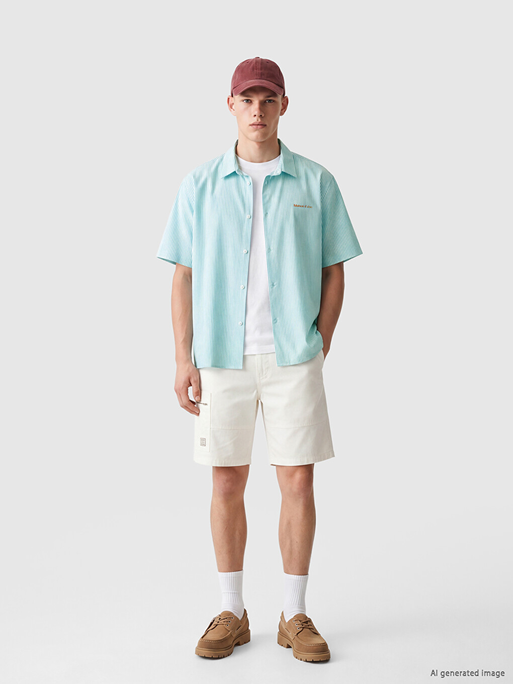 Comfortable Fit Striped Men's Shirt-1
