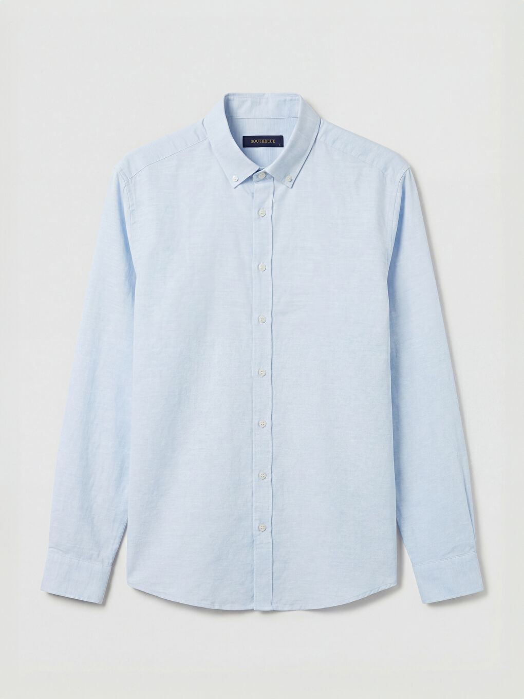 Mavi Regular Fit Keten Karışımlı Erkek Gömlek