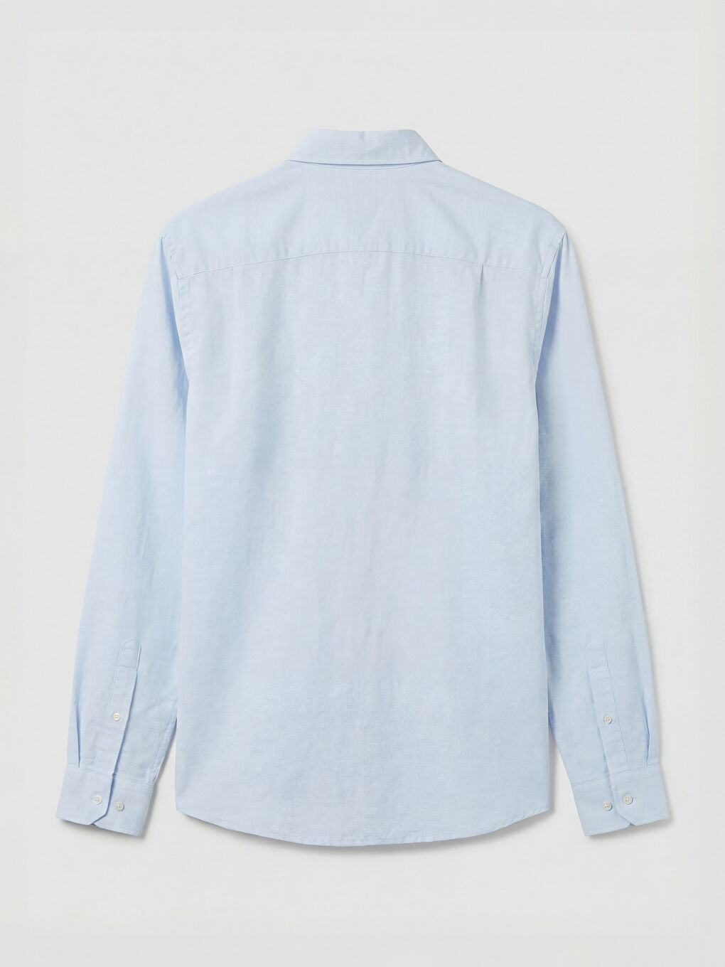 Mavi Regular Fit Keten Karışımlı Erkek Gömlek-1