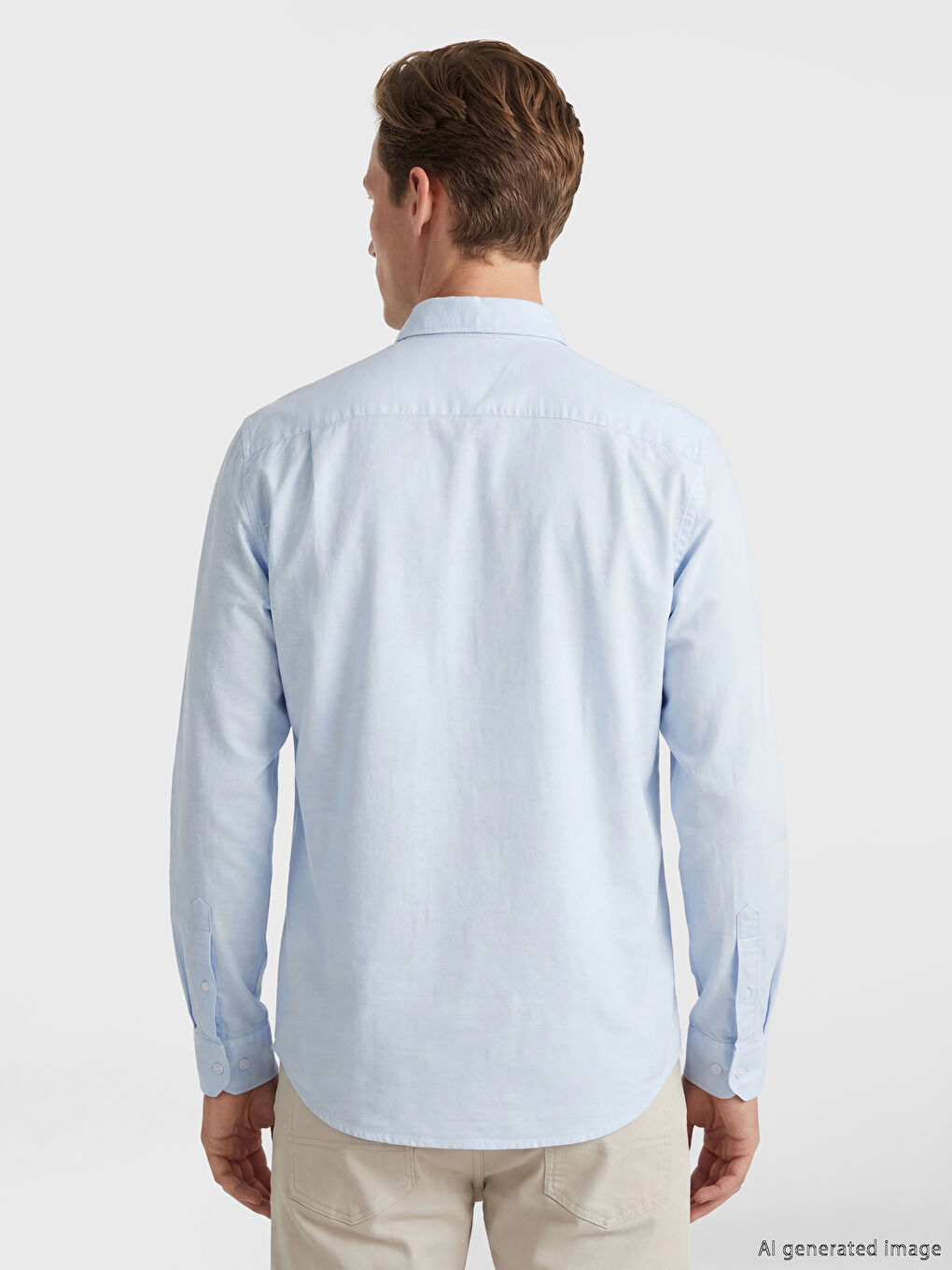 Mavi Regular Fit Keten Karışımlı Erkek Gömlek-4