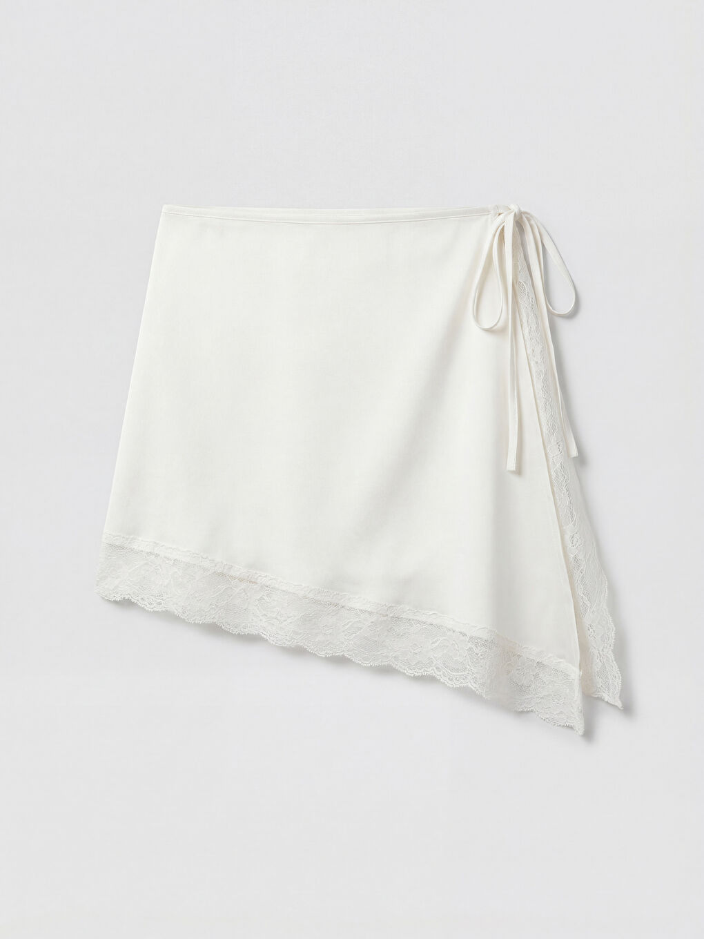 Ekru Dantelli Kadın Bandana