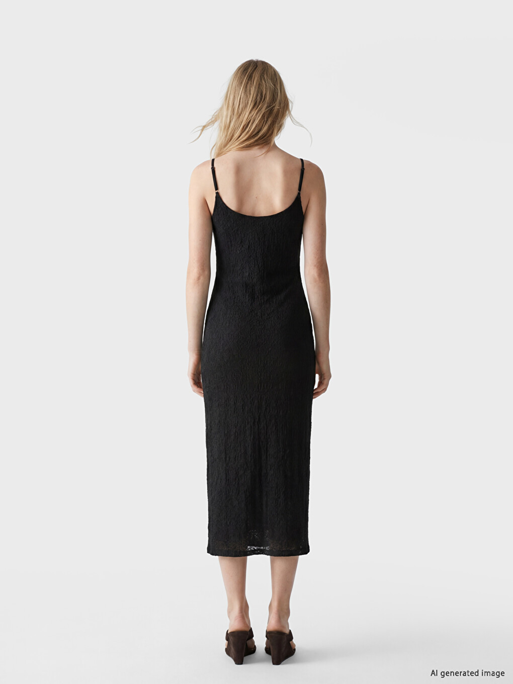 Strappy Lace Bodycon Dress-2