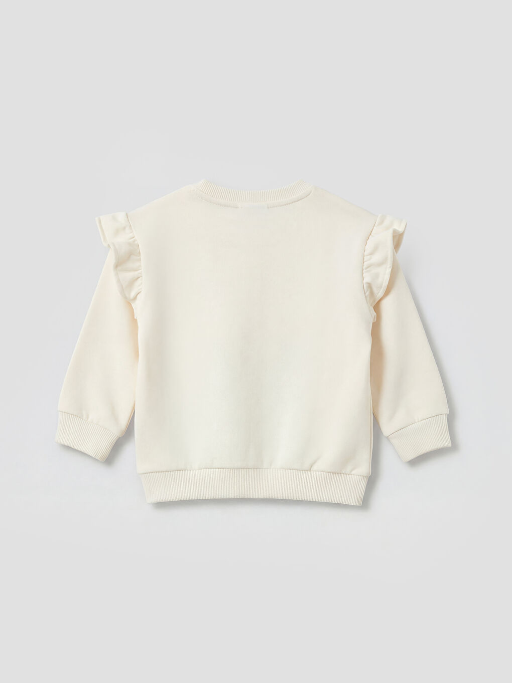 Ekru Kiraz Baskılı Kız Bebek Takım-2