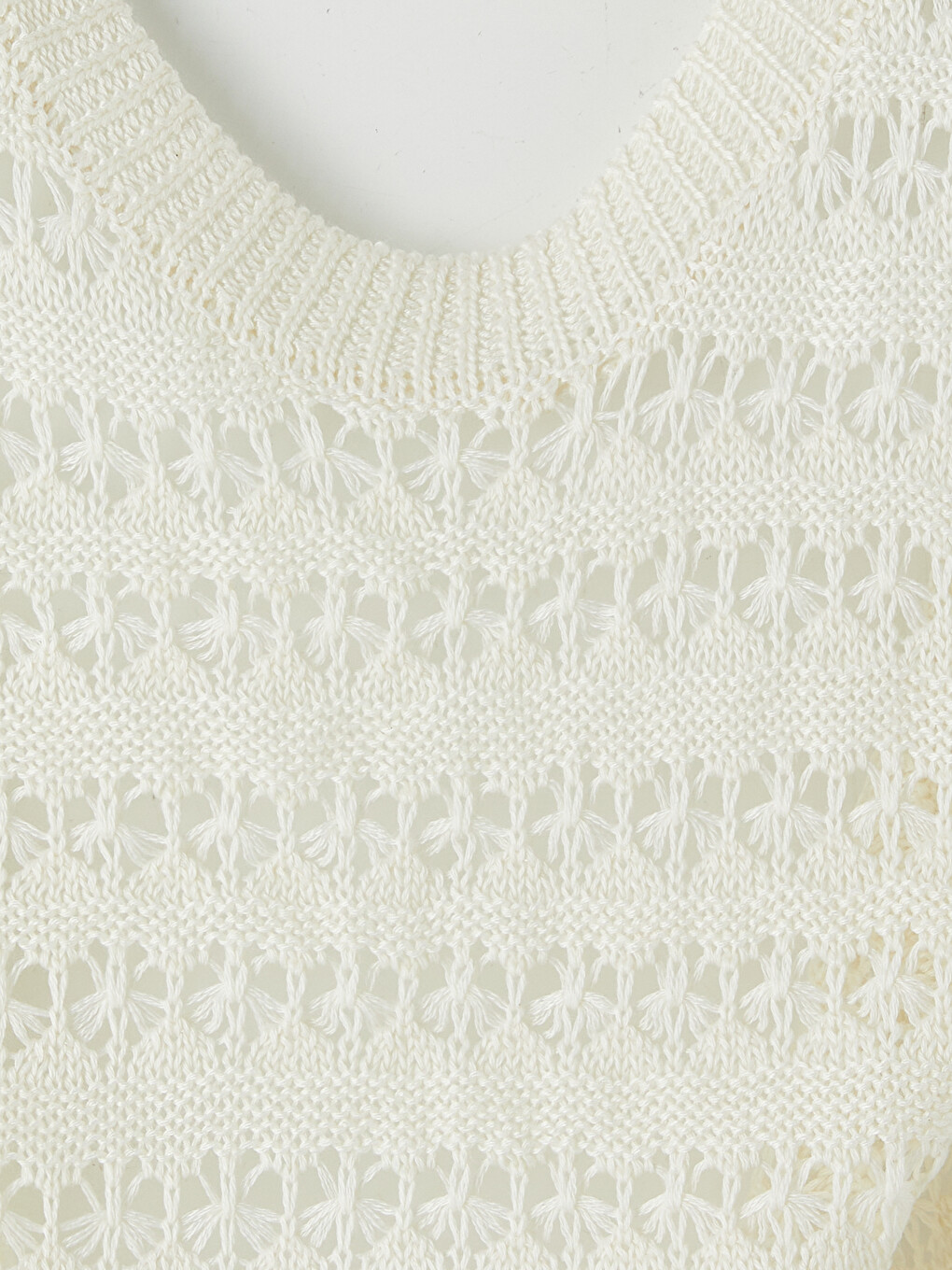 Back Decollete Open-Knit Women's Knitwear Beach Dress-6