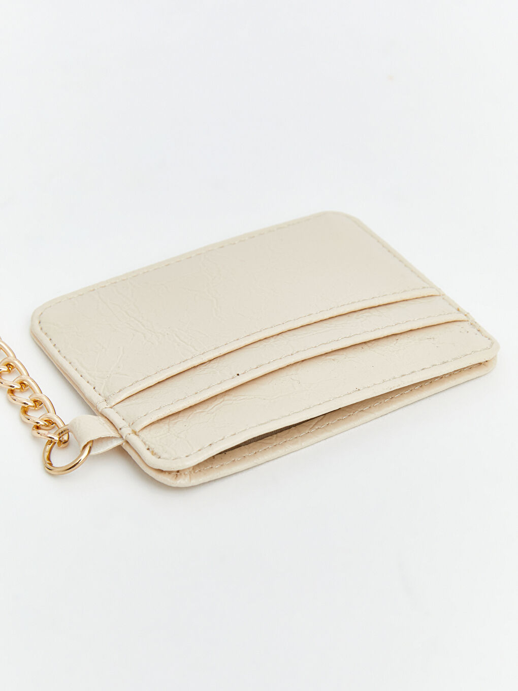 Bej Çanta Charmı ve Kadın Cüzdan-2