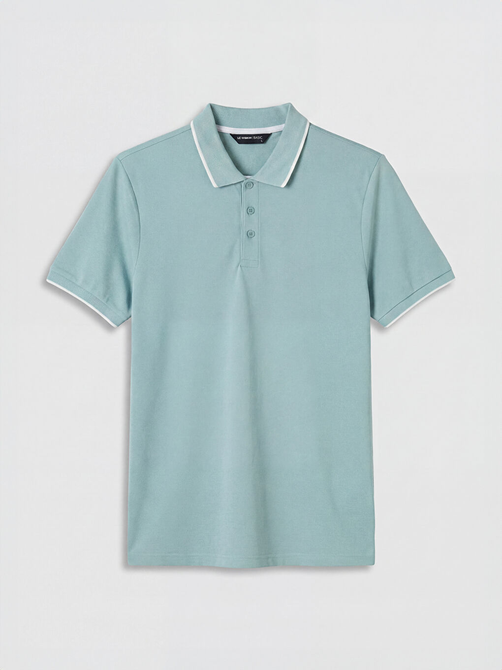 Yeşil Polo Yaka Pike Erkek Tişört