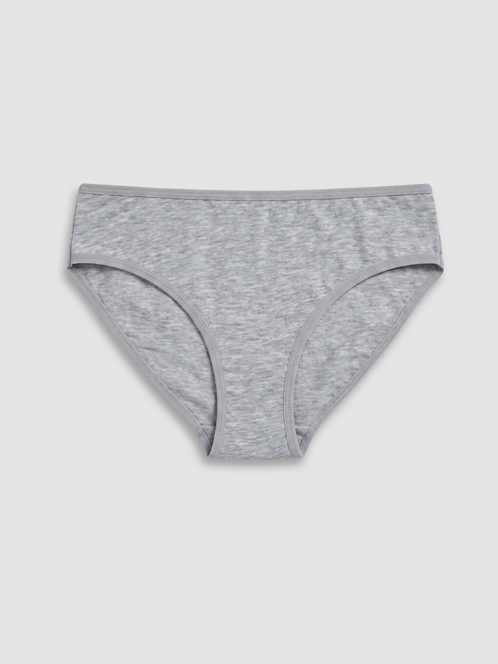 Gri Düz Bikini Külot