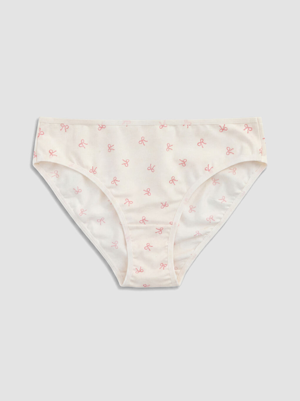 Ekru Desenli Bikini Külot 5'li-1