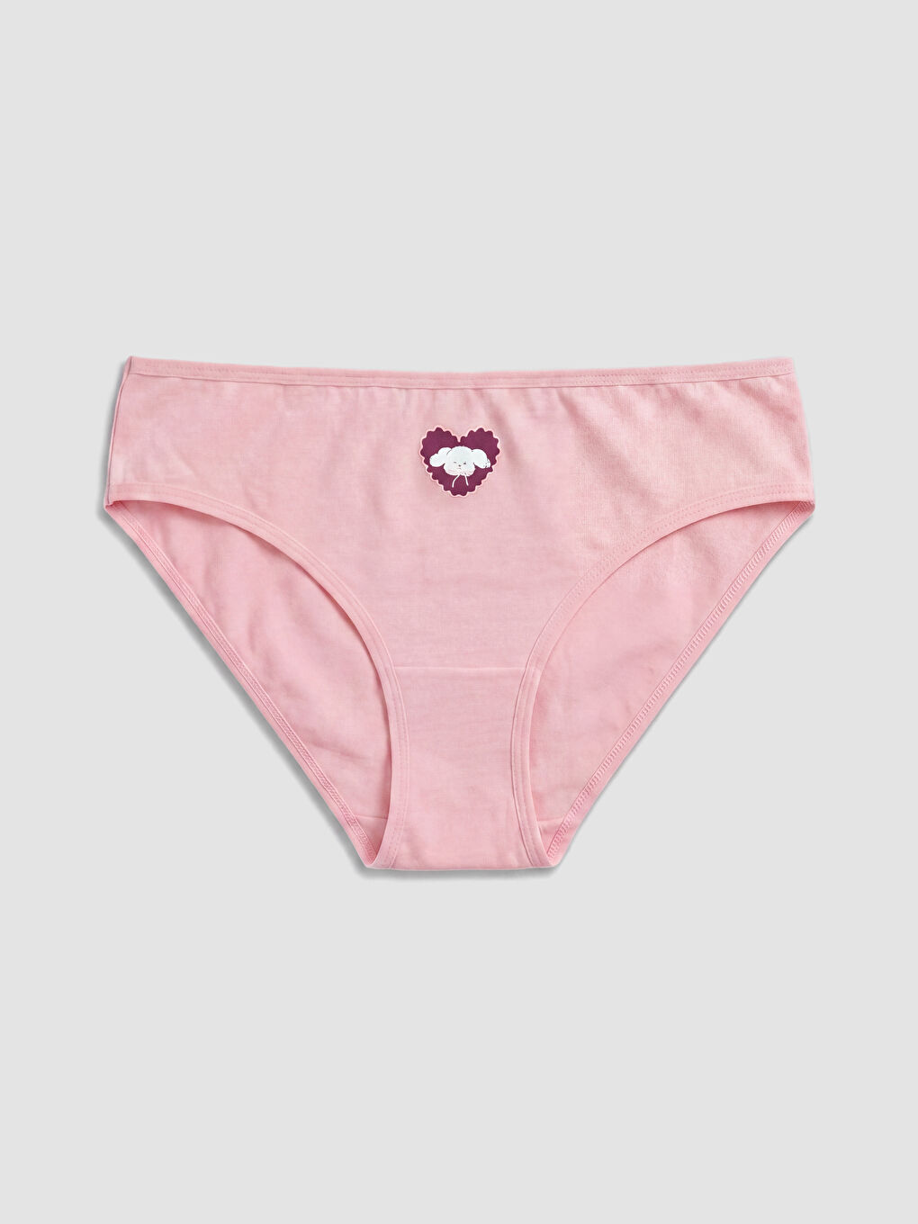 Ekru Desenli Bikini Külot 5'li-4