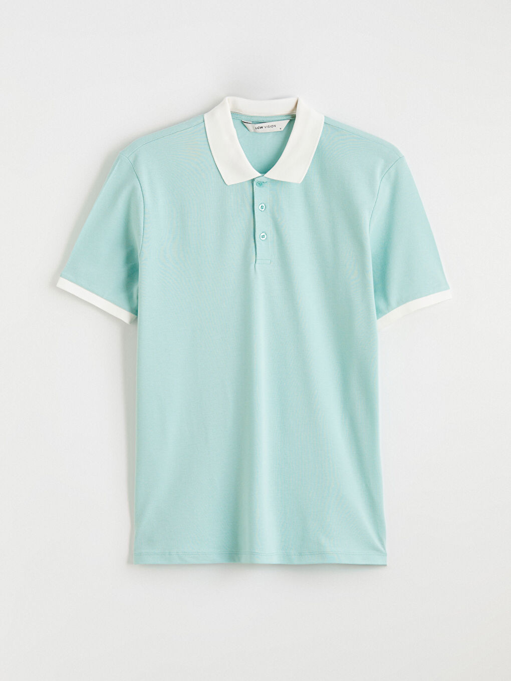 Turkuaz Polo Yaka Erkek Tişört
