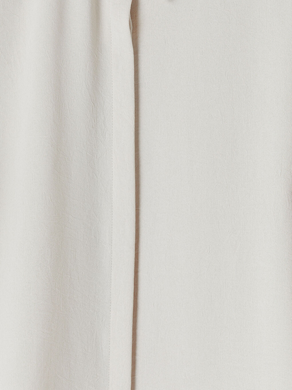 Bej Oversize Armürlü Kadın Gömlek-2