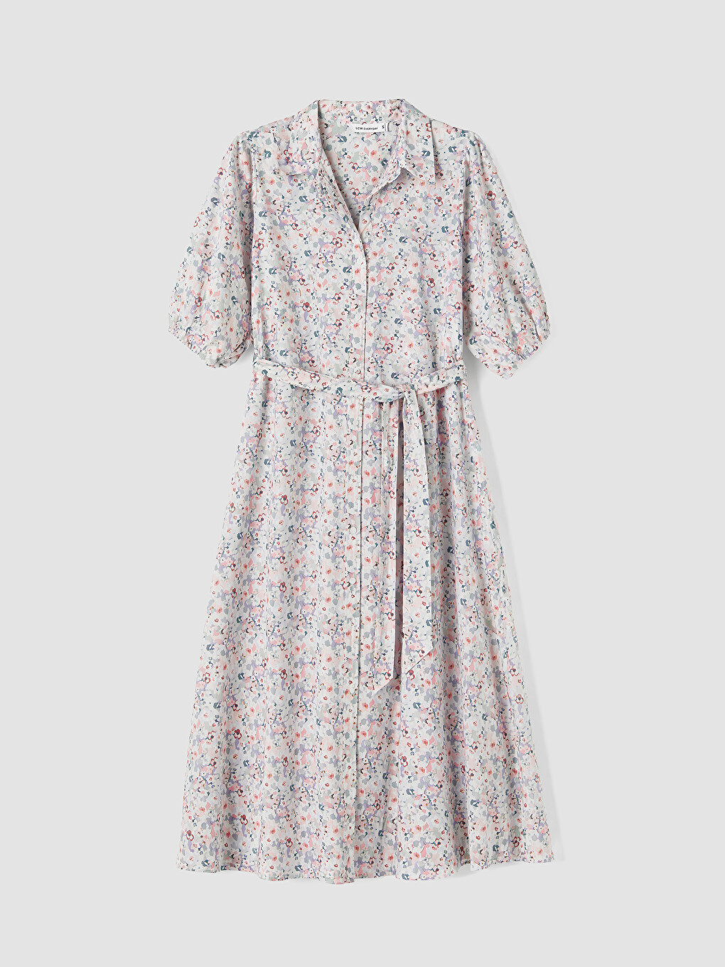 Woman Mix Shirt Dress-4