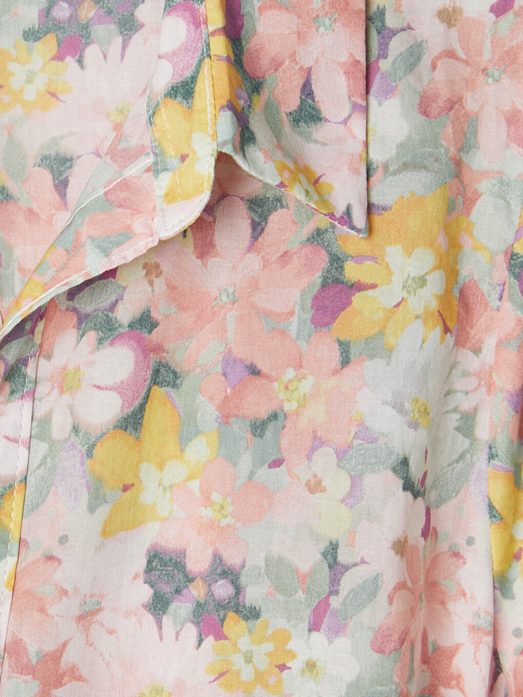 Woman Pink Shirt Dress-5