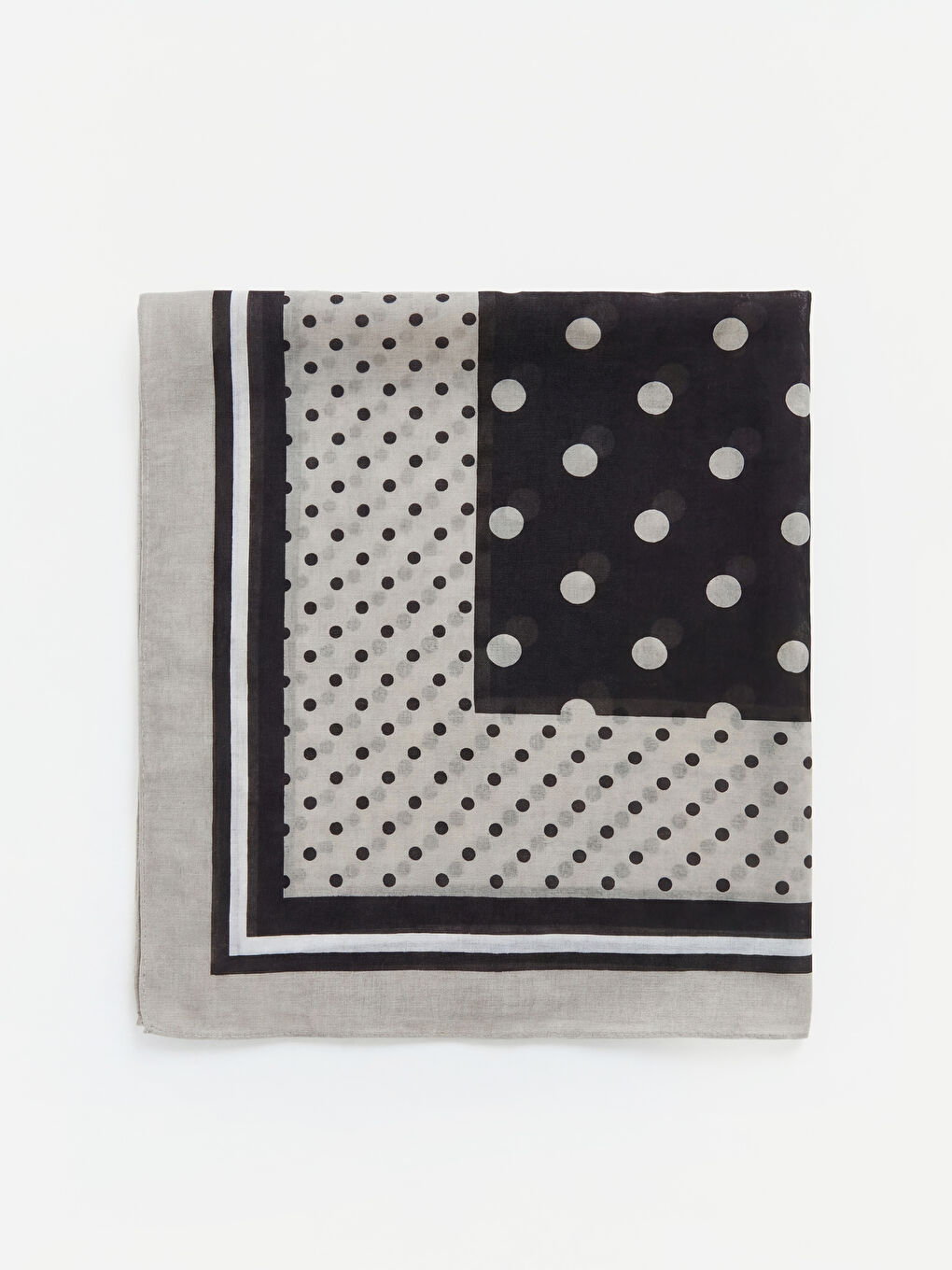 Kahverengi Desenli Kadın Şal-1