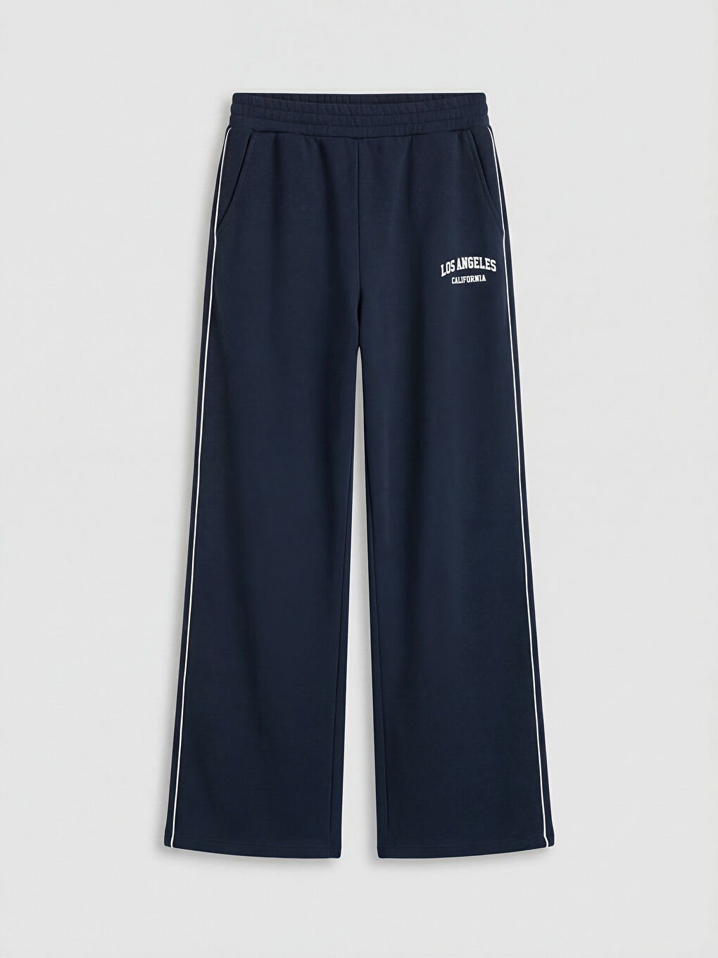 Lacivert Los Angeles Baskılı Kadın Eşofman Altı