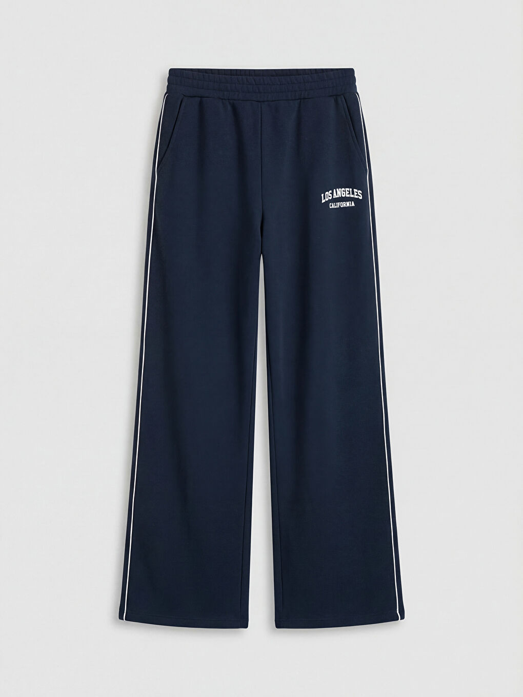 Lacivert Los Angeles Baskılı Kadın Eşofman Altı