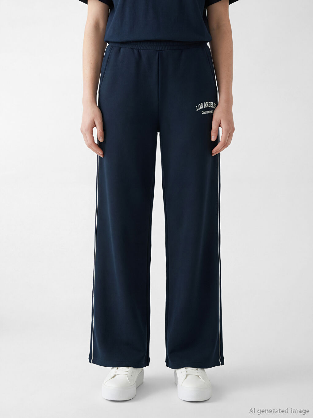 Женские спортивные брюки с принтом Los Angeles-1
