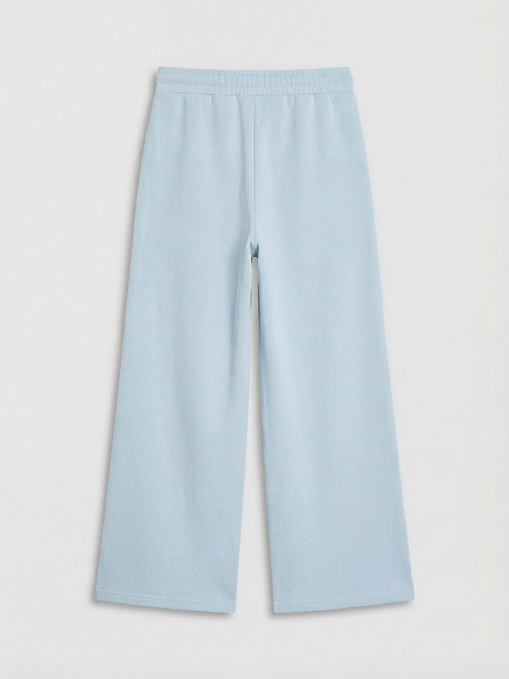 Mavi Beli Lastikli Baskılı Kadın Eşofman Altı-1