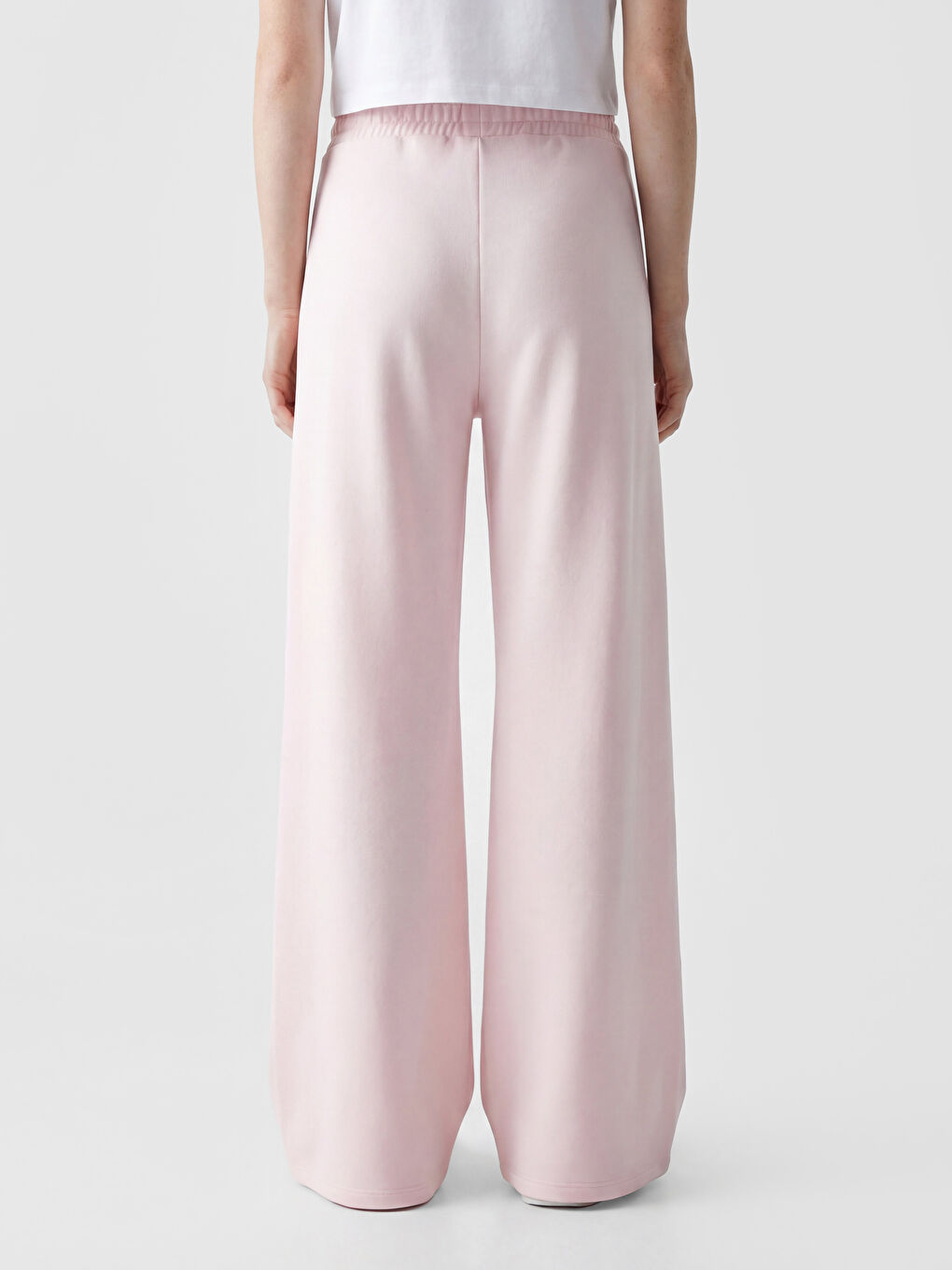 Elastic Waist Printed Women's Sweatpants-3