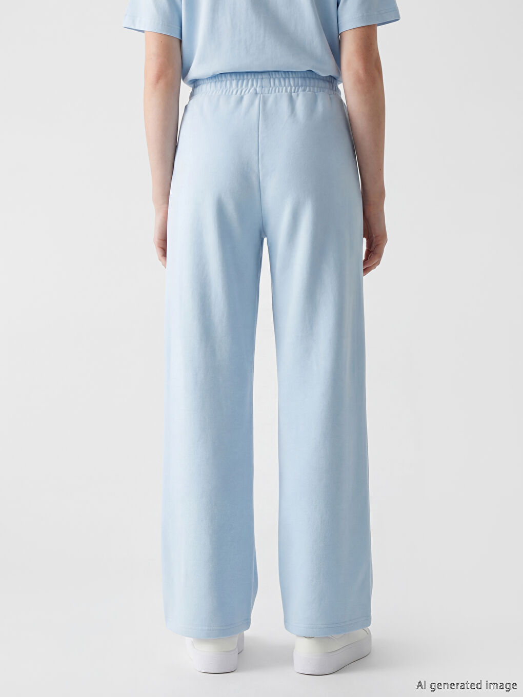 ელასტიური წელი ნაბეჭდი ქალის სპორტული შარვალი-3