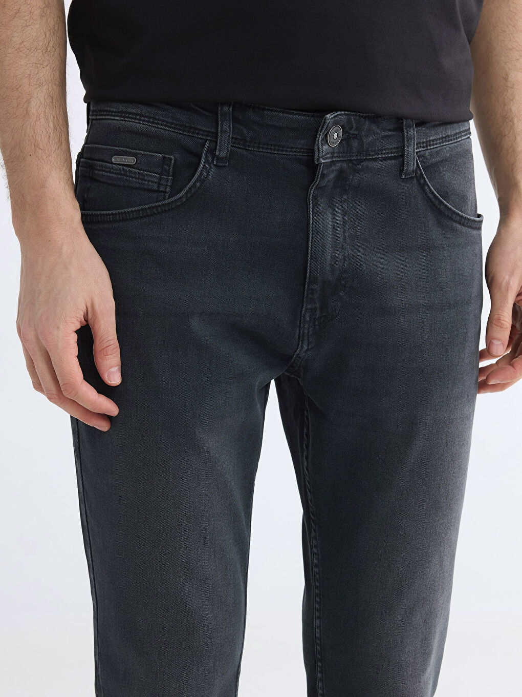 Siyah 750 Slim Fit Erkek Jean Pantolon-2