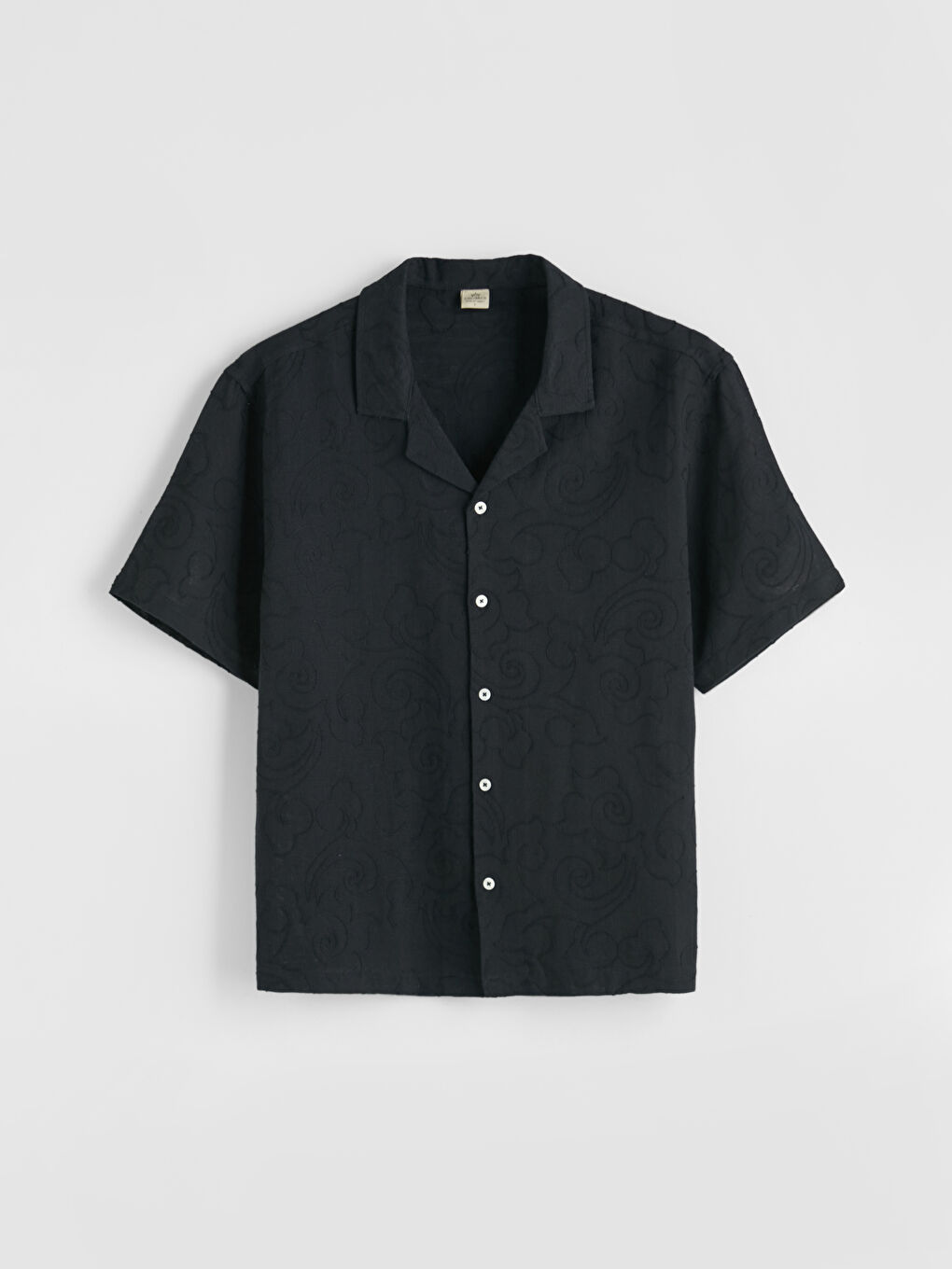 Siyah Regular Fit Erkek Gömlek