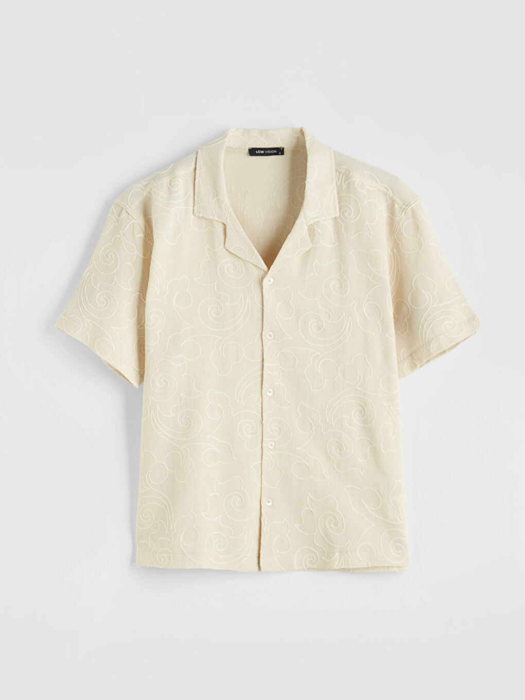 Ekru Regular Fit Erkek Gömlek