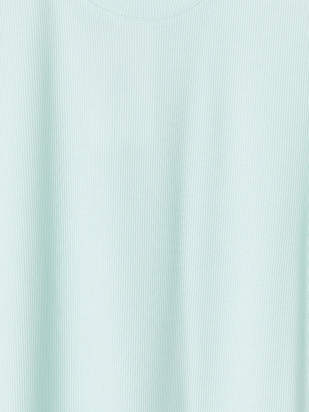 Turkuaz Bisiklet Yaka Kadın Tişört-2