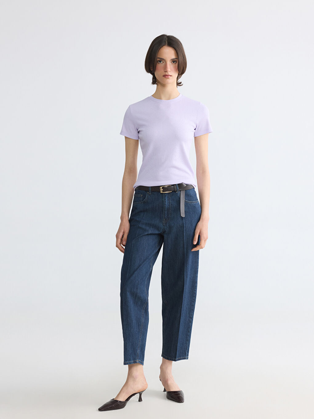 Crew Neck Women's T-Shirt-1