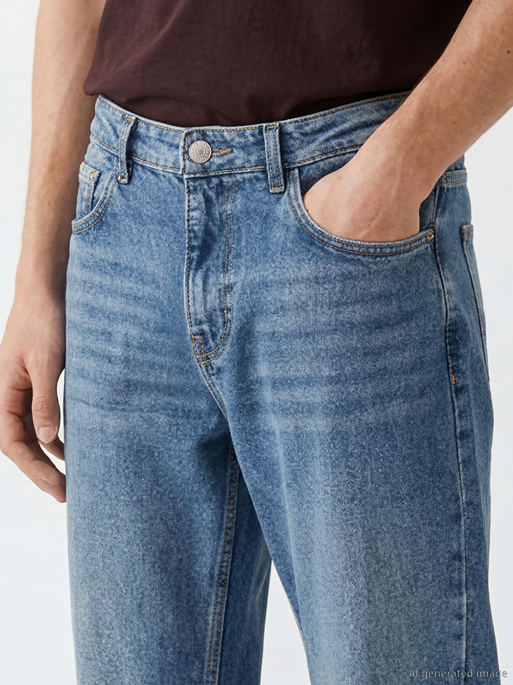 İndigo 700 Straight Fit Erkek Jean Pantolon-1