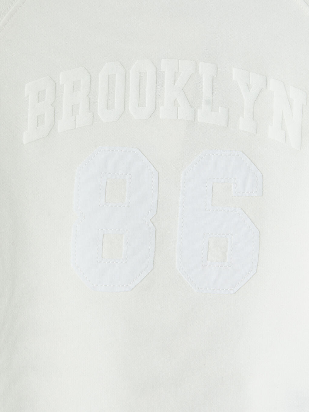 Ekru Brooklyn Baskılı Erkek Çocuk Uzun Kollu Tişört-2