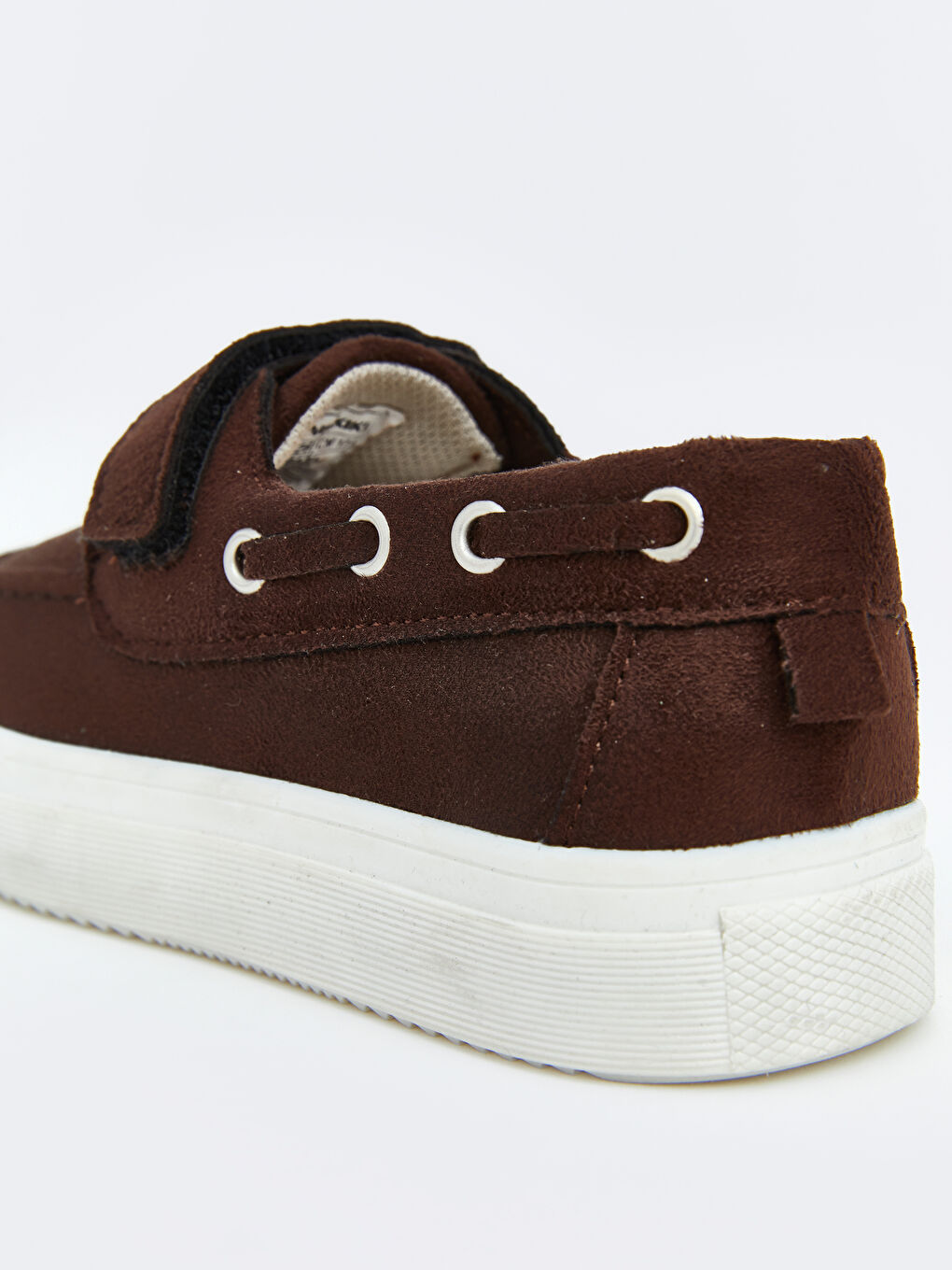 Kahverengi Süet Görünümlü Erkek Bebek Klasik Ayakkabı-4