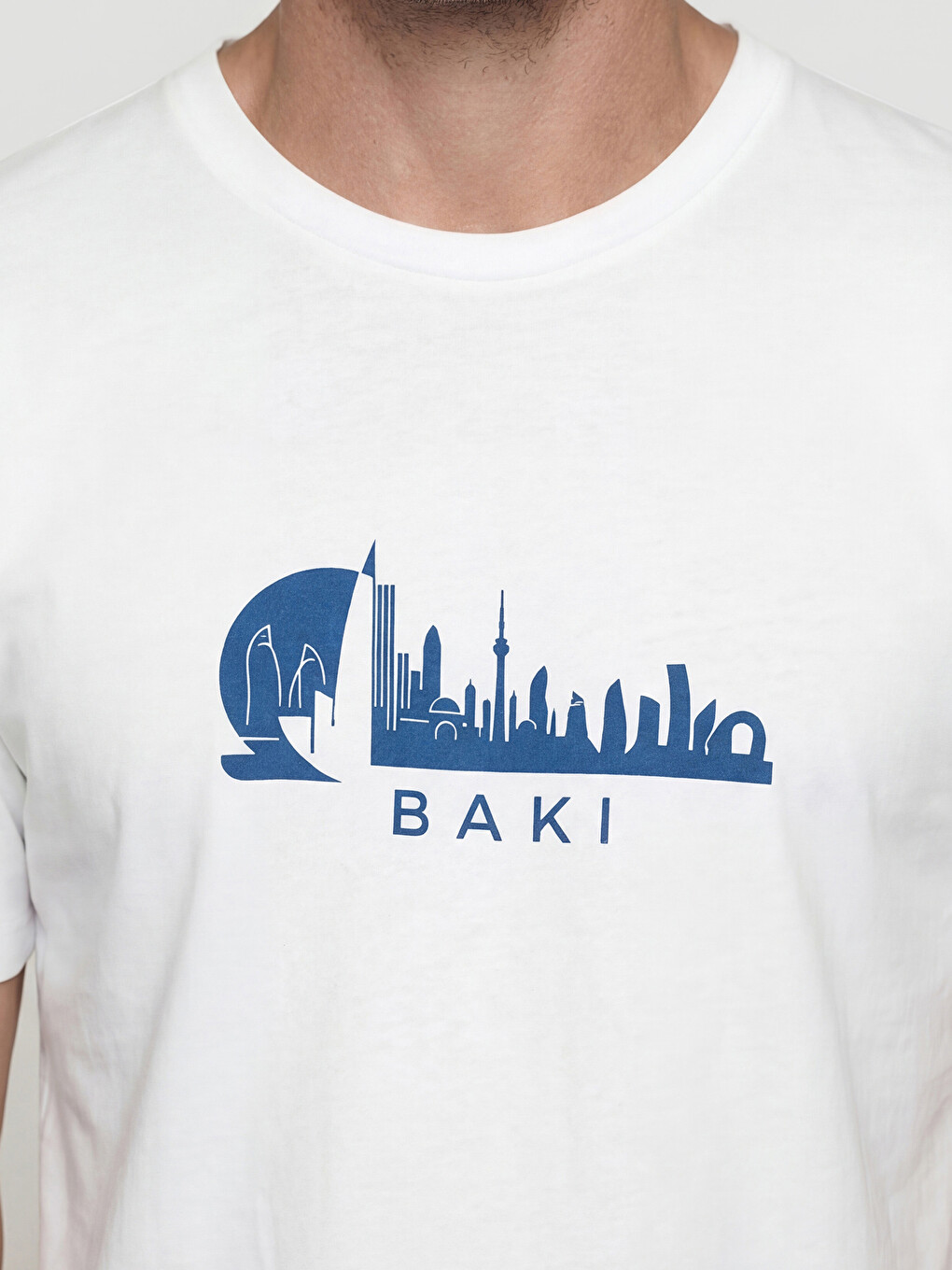 Crew Neck Printed Men's T-Shirt-2