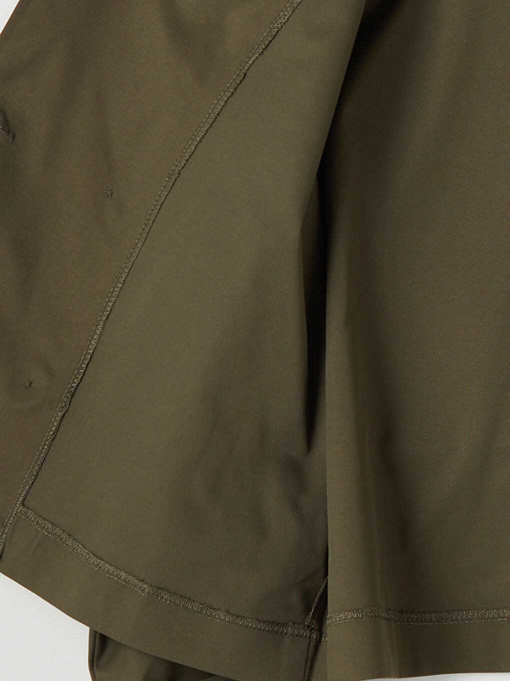 Double Breasted Belted Women's Trench Coat-7