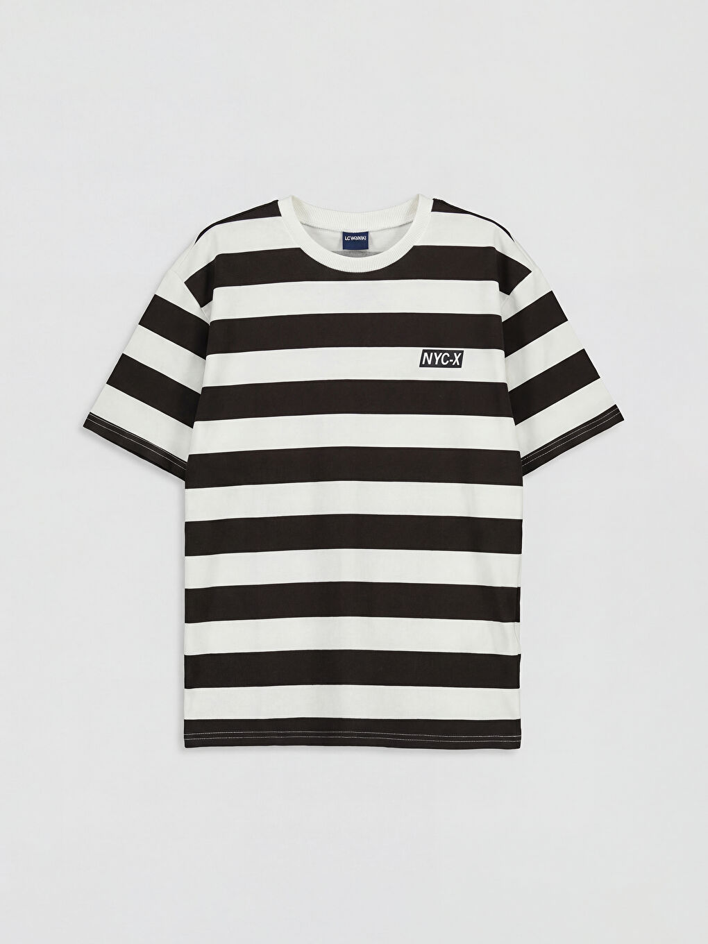 Kahverengi NYC Baskılı Erkek Çocuk Şortlu Takım-1