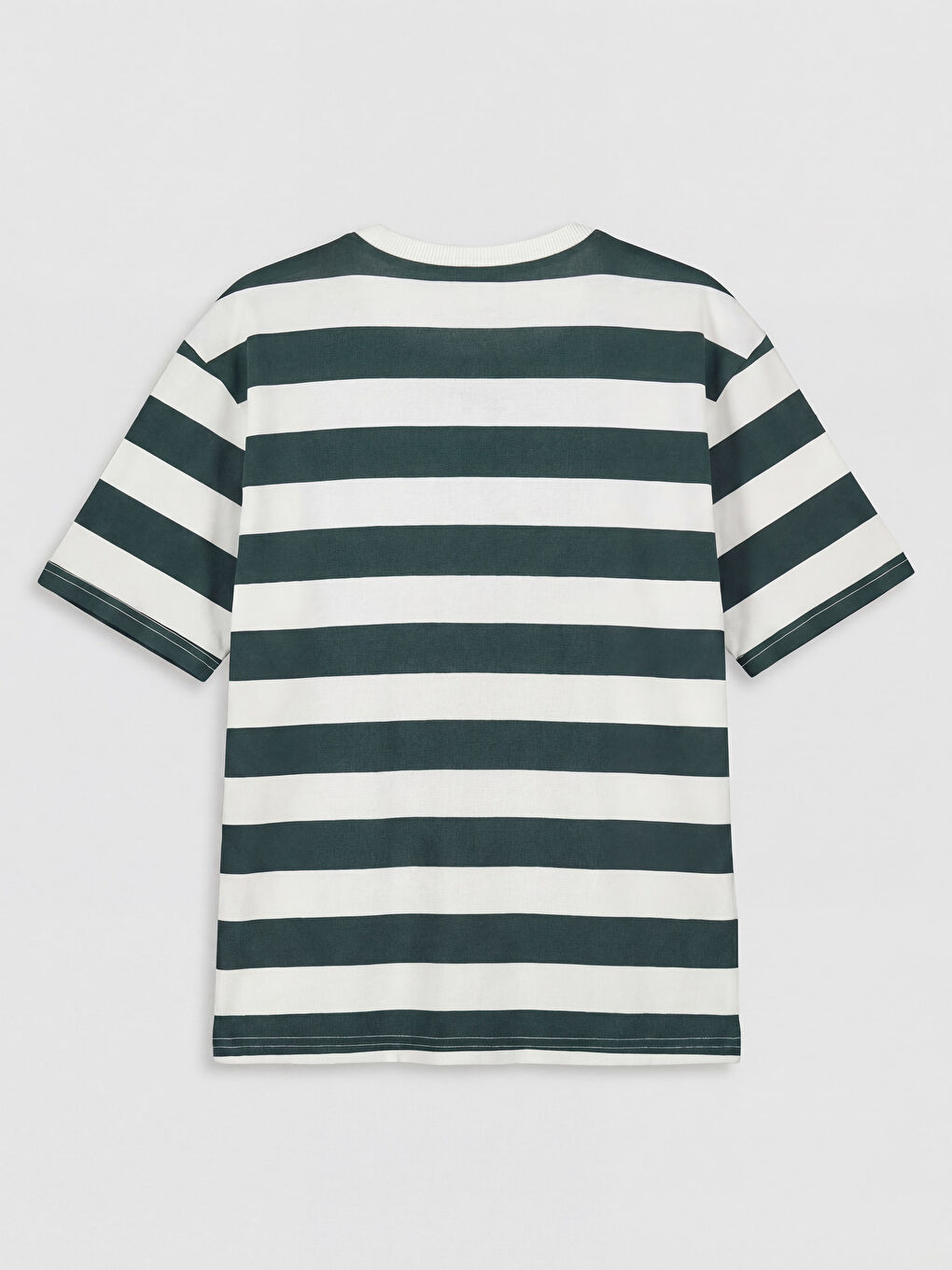 Yeşil Çizgili Erkek Çocuk Şortlu Takım-2