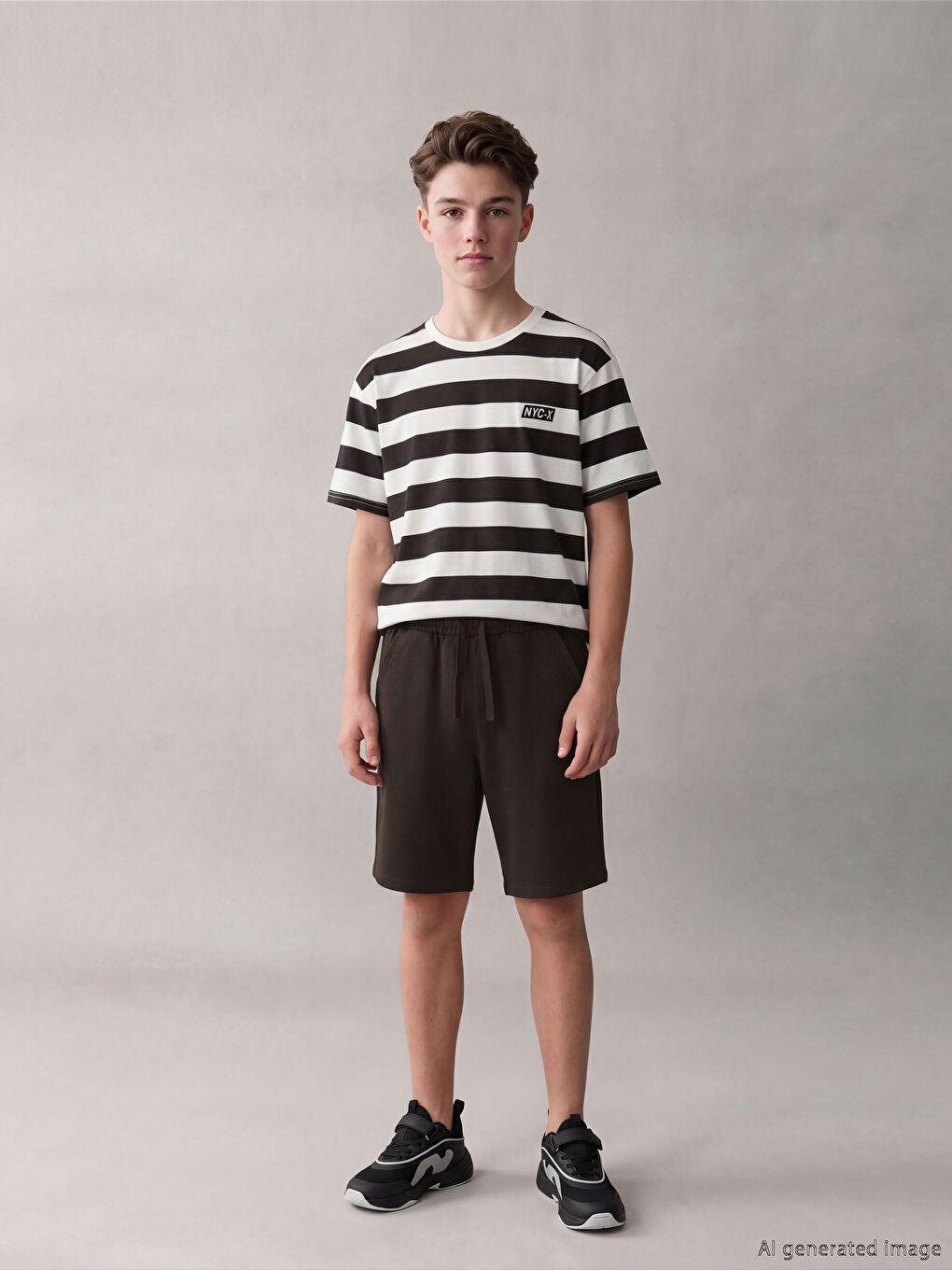 NYC Printed Boys' Shorts Set