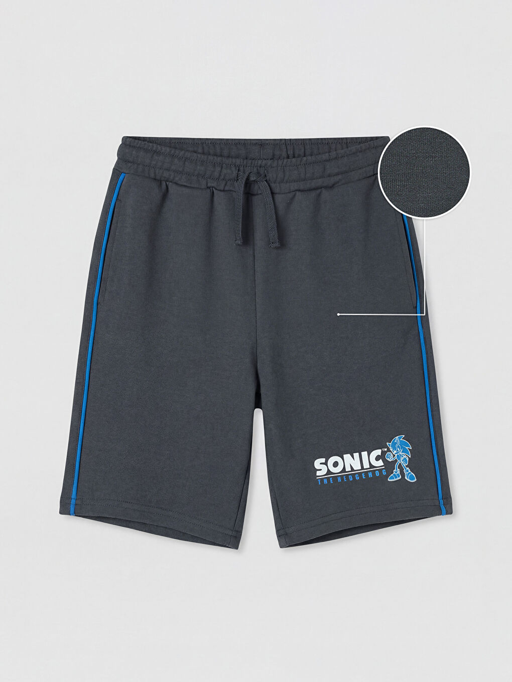 Antrasit Sonic Baskılı Erkek Çocuk Şort