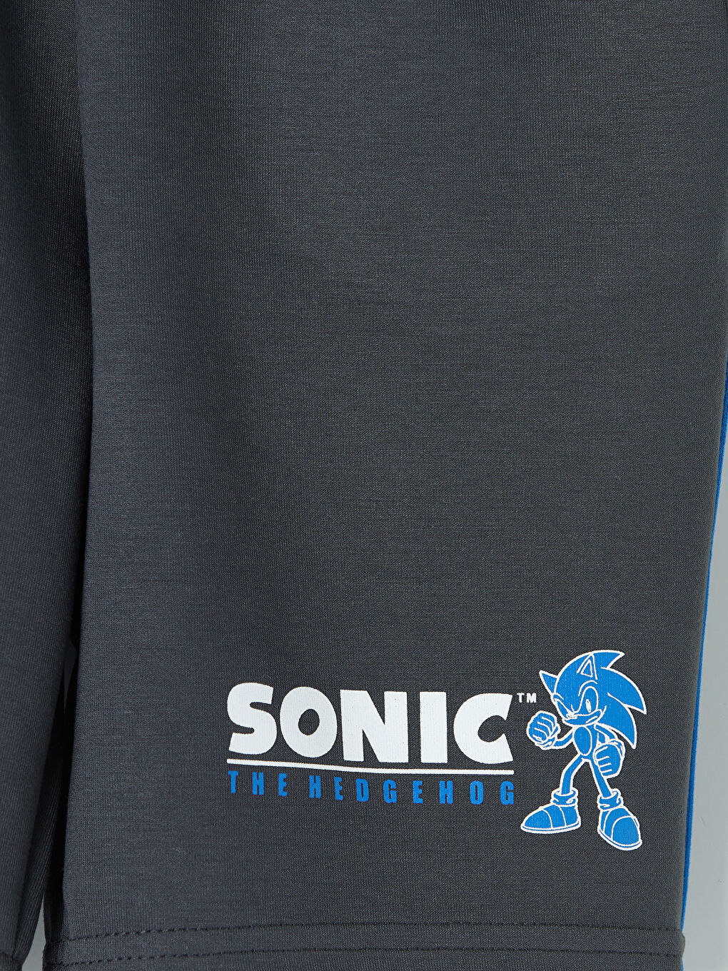 Antrasit Sonic Baskılı Erkek Çocuk Şort-2