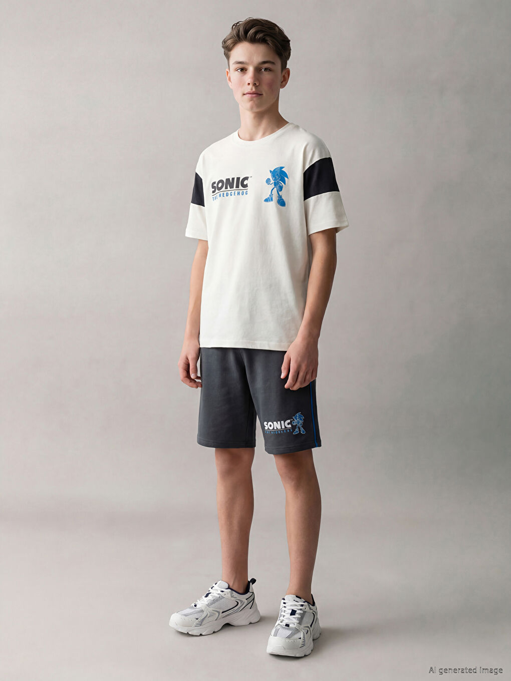 Sonic Printed Boys' Soft Touch Shorts