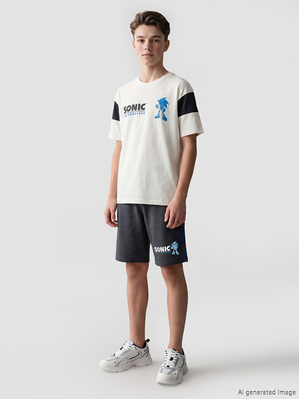 Sonic Printed Boys' Soft Touch Shorts