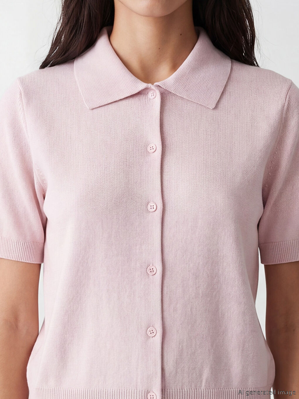 Žena RUŽIČASTA Kardigan-2