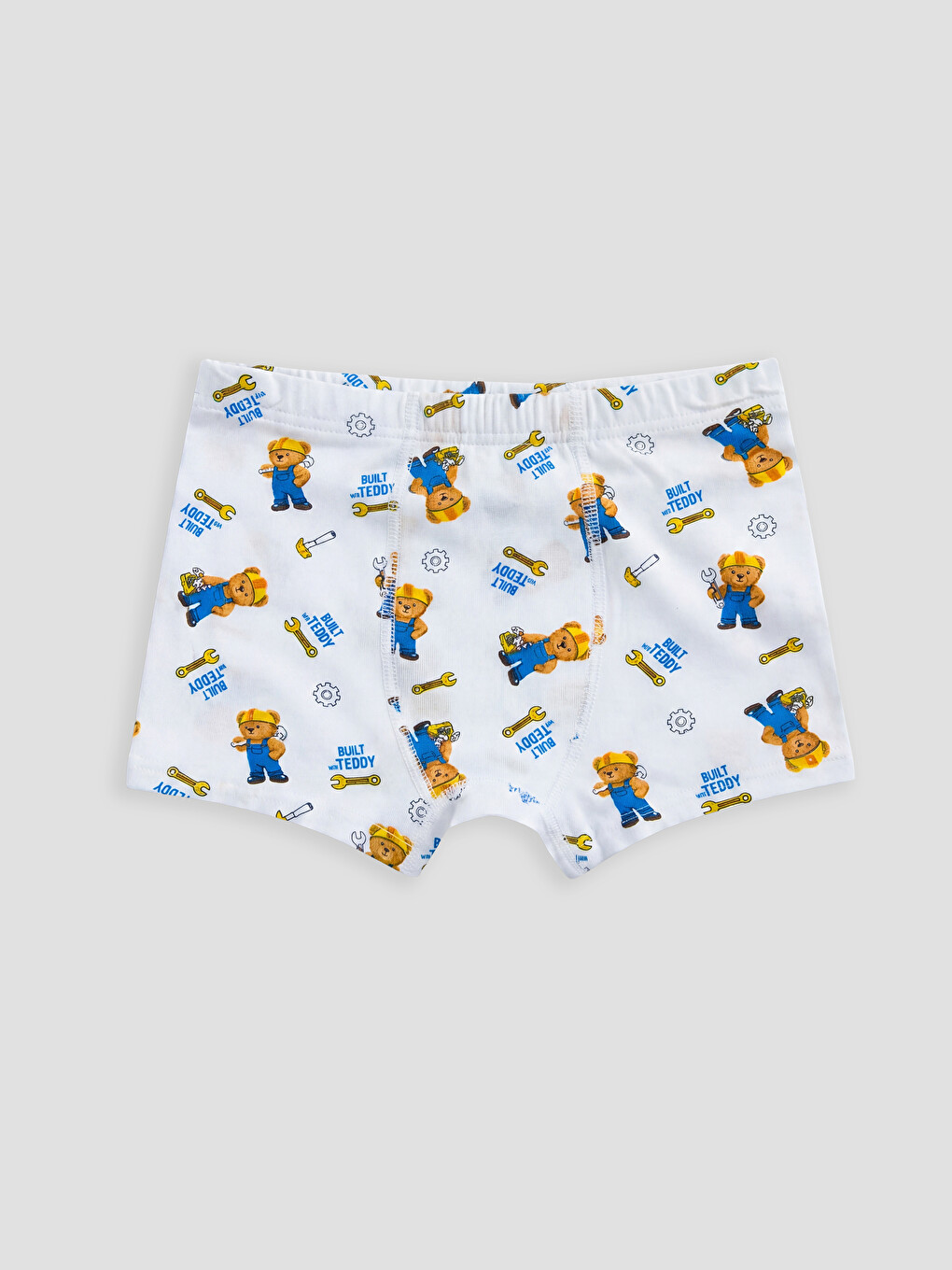 Beyaz Erkek Çocuk 3'lü Boxer-3