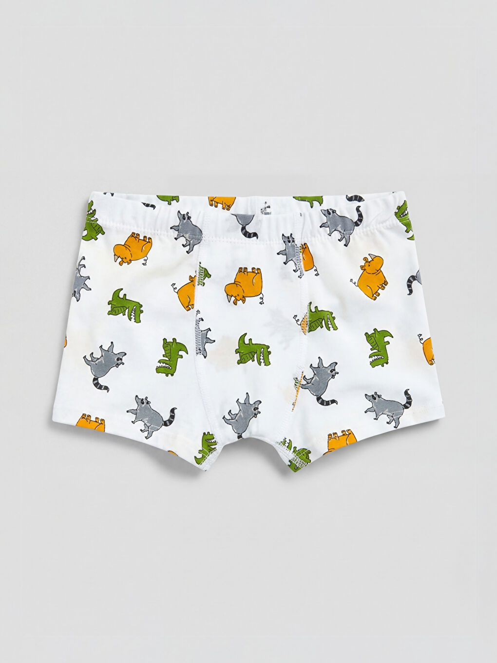 Beyaz Erkek Çocuk 3'lü Boxer-3