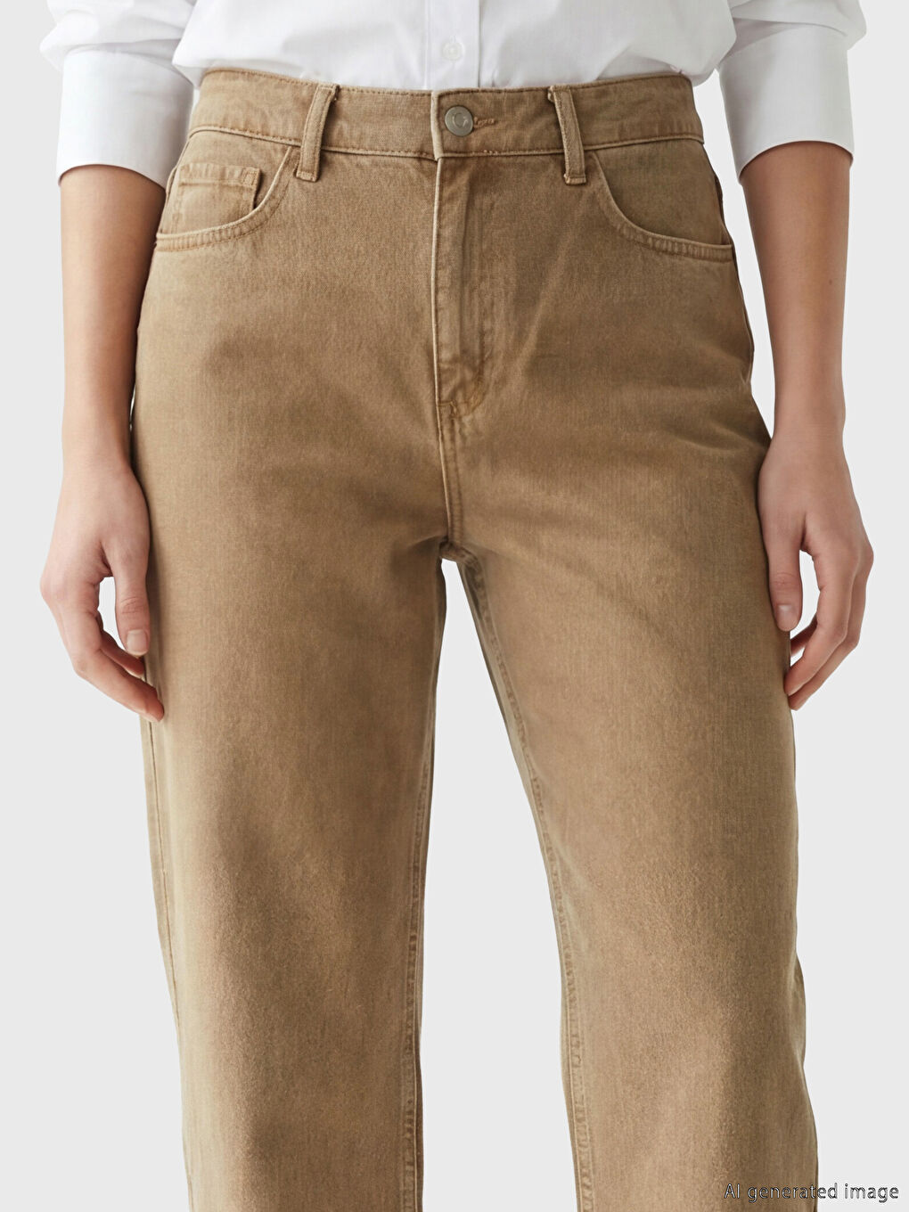 Blugi Boyfriend Fit pentru Femei-2