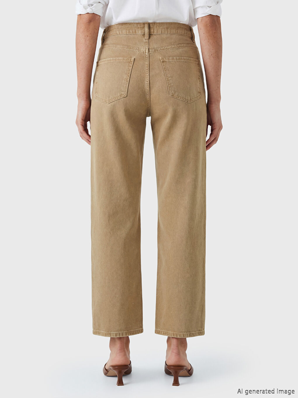 Blugi Boyfriend Fit pentru Femei-3