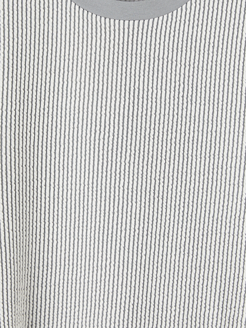 Crew Neck Striped Men's T-Shirt-2